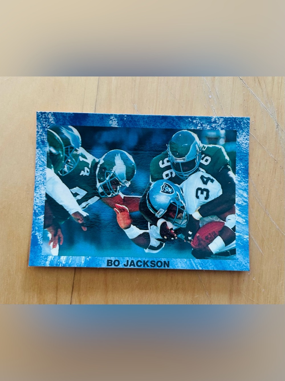 Bo Jackson Los Angeles Raiders NFL Collector’s Card